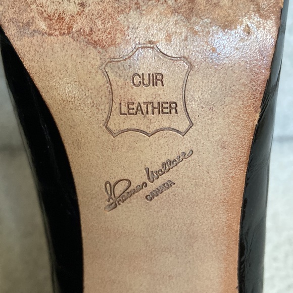 thomas wallace leather croc embossed pumps 8.5 N - Picture 11 of 12